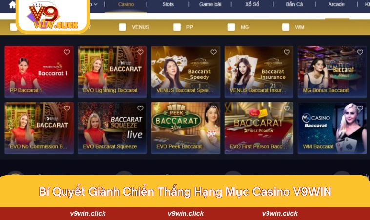 Bí quyết giành về khoản tiền thưởng khủng tại hạng mục casino