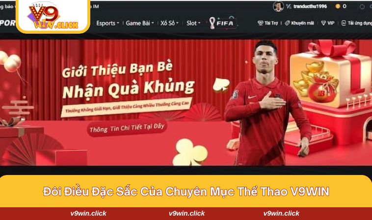Điểm danh những đặc điểm nổi trội nhất của sảnh thể thao tại V9WIN