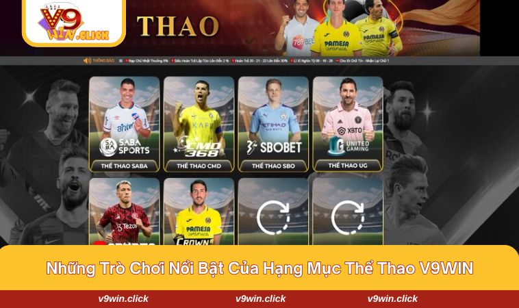 Tổng hợp một vài bộ môn đáng thử nhất tại nhà cái V9WIN cho newbie
